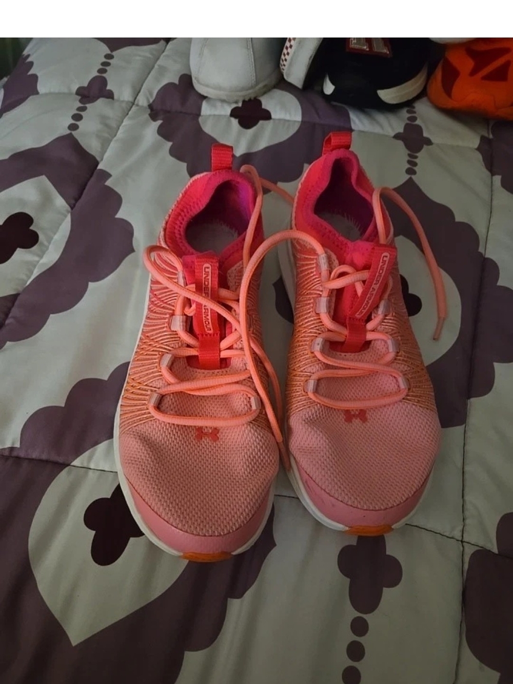 Under Armour Girl’s Infinity Sneakers Pink Size YOUTH Size 5.5 B18